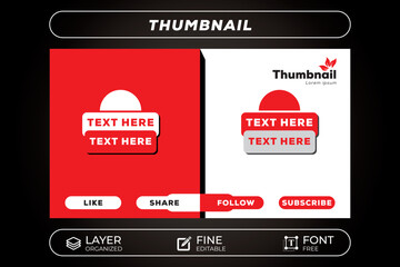 Social Media Thumbnail Design template