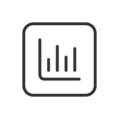 Business chart. Business icon. Modern, simple flat vector illustration for web site or mobile app