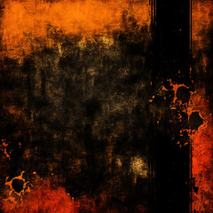 Tangerine Tumult: Textured Background