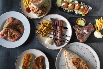 Different types of dishes from various cultures