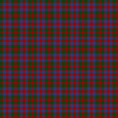 Red, Green, Blue, Tartan Weave - Tile