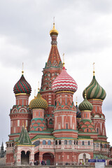 Fototapeta na wymiar Cathedral of Vasily the Blessed, Saint Basil's Cathedral