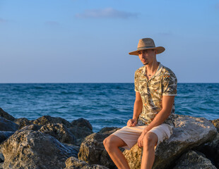 young guy in a hat in Cyprus 14