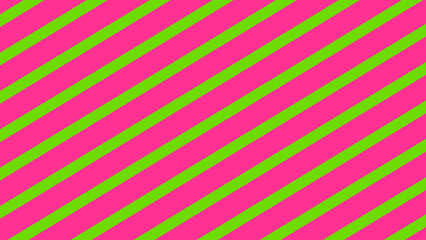 Pink and green diagonal stripes