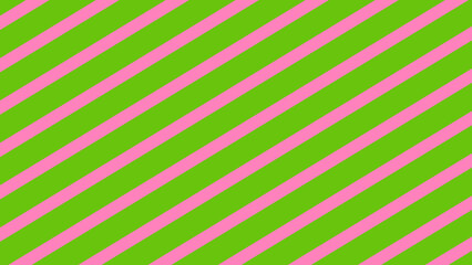 Green and pink diagonal stripes