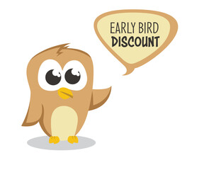 Early Bird Special discount sale event banner or poster.