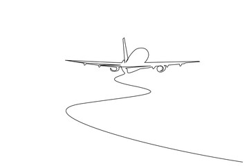 passenger plane transportation vehicle object vacation travel line art design