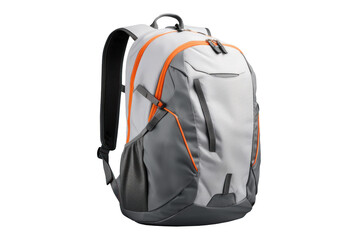 sports backpack, png file of isolated cutout object with shadow on transparent background.