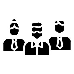 Solid Office Team icon