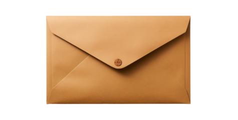 envelope, png file of isolated cutout object with shadow on transparent background.