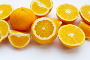 Fresh orange fruit, high vitamin c