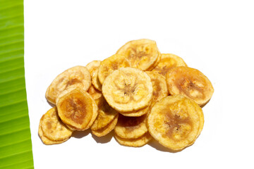 Banana stuffed with tamarind. Fruit snack