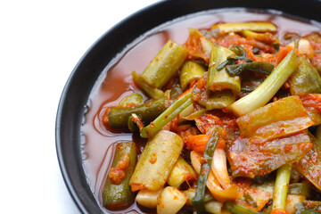 Kimchi korea food, cucumber kimchi