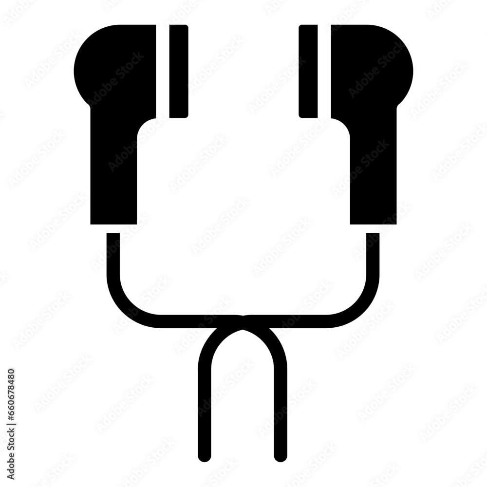 Sticker Solid Earphone icon