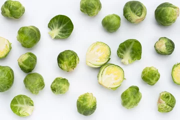 Foto op Plexiglas Fresh brussels sprouts. Organic vegetables © Bowonpat