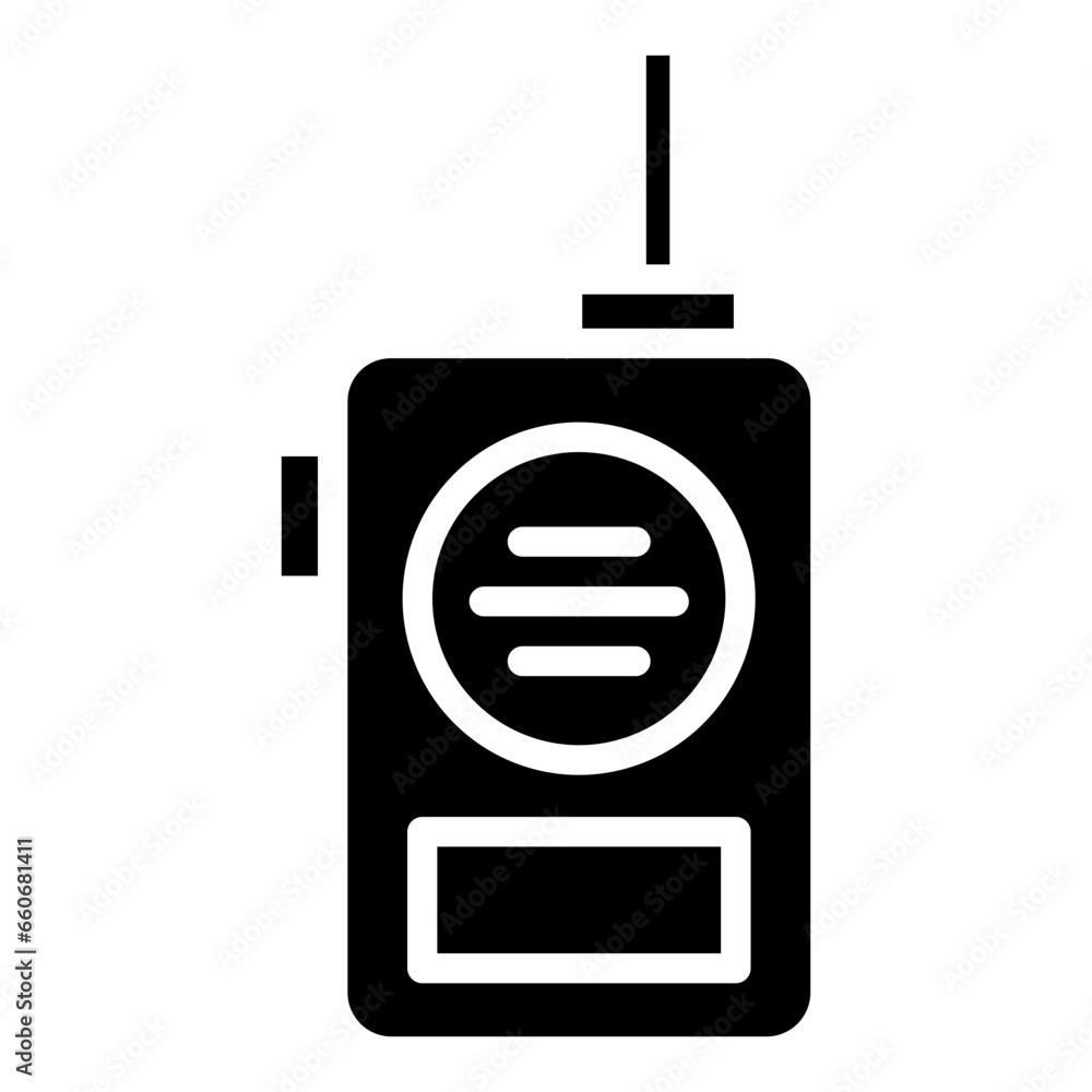 Canvas Prints solid radio icon