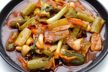 Kimchi korea food, cucumber kimchi