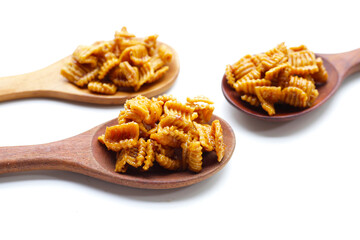 Klong Klang Krob, Thai caramelized crisps sweet dessert