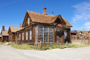 Fototapeta na wymiar Bodie Ghost Town - State Historic Park - Bodie, CA