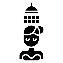 Solid Woman Shower icon