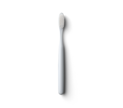 white toothbrush, png file of isolated cutout object with shadow on transparent background.