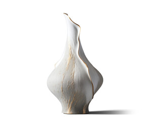 beautiful vase, png file of isolated cutout object with shadow on transparent background.