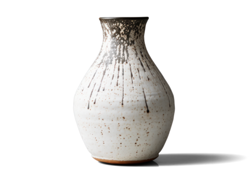 beautiful vase, png file of isolated cutout object with shadow on transparent background.