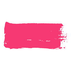 pink ink paint brush stroke