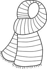 warm scarf doodle