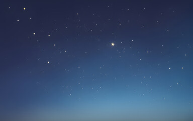 Night sky with stars and moon. Night sky with stars and galaxies.