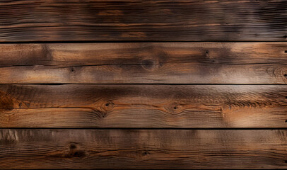 Fototapeta premium Surface of the old brown wood texture. Dark wood texture. Background dark old wood panels.