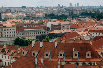 center of the old town, Prague 1, tourist season, tourist Europe, city sights