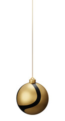 Black Hanging Christmas Ball