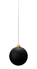 Golf ball Hanging Christmas bauble