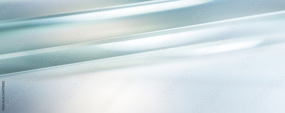 Poster a closeup of mirrored glass, featuring a subtle frosted texture that diffuses light and gives a soft