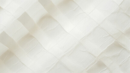 Closeup of a rice paper texture, highlighting a fine and intricate crisscross pattern that resembles woven fabric. The texture is lightweight and airy, with a subtle but eyecatching design.