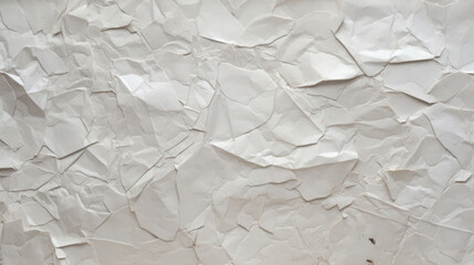 Texture of a crushed paper, with flattened areas and sharp creases resembling a crushed soda can.