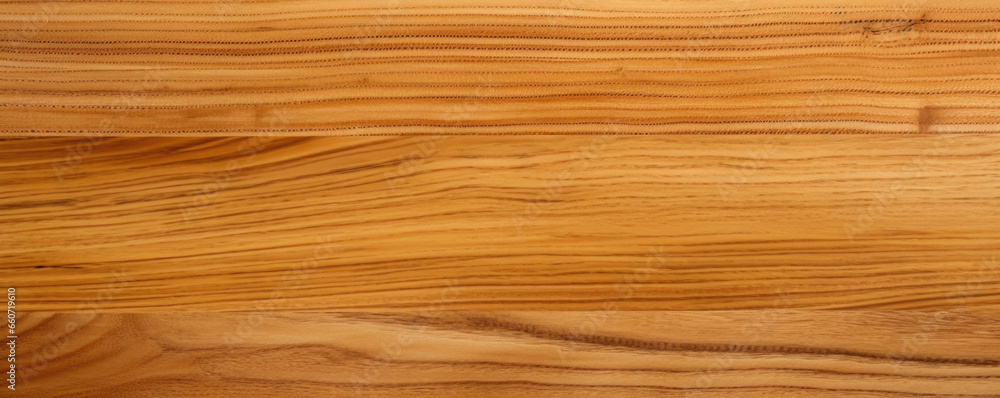 Poster closeup of a golden medium wood with a distinct striped pattern, giving it a visual depth and intere