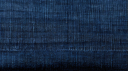 Closeup of Raw Denim This fabric has not undergone any prewashing, resulting in a deep and saturated blue color. Its rigid and stiff texture requires breaking in, giving it a personalized