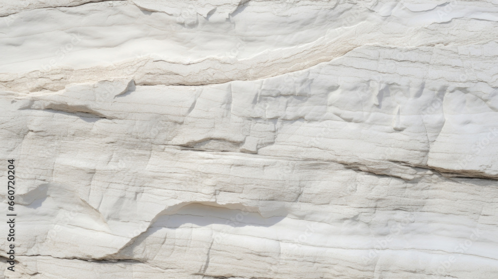 Poster texture of white schist with delicate layers that have a crinkled appearance. the layers are primari