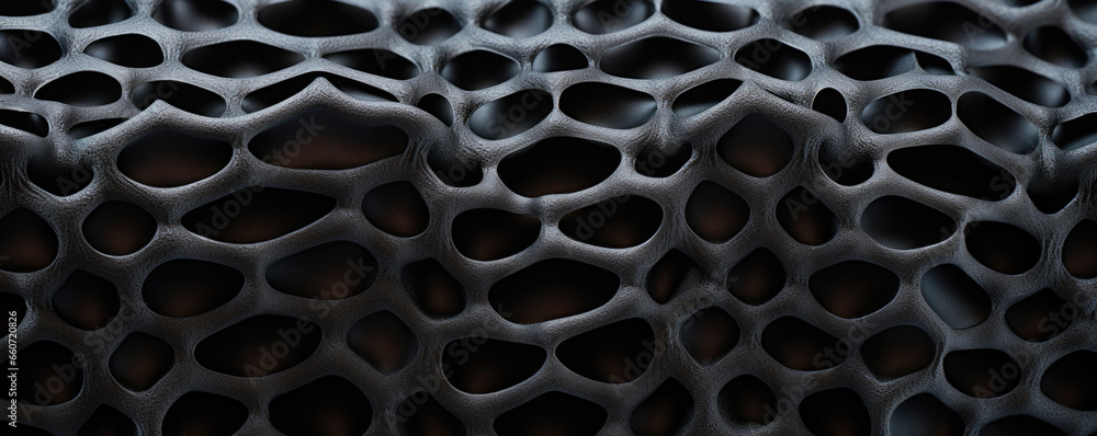 Poster texture of bouncy rubber a textured closeup of a bouncy and translucent rubber material, showing its