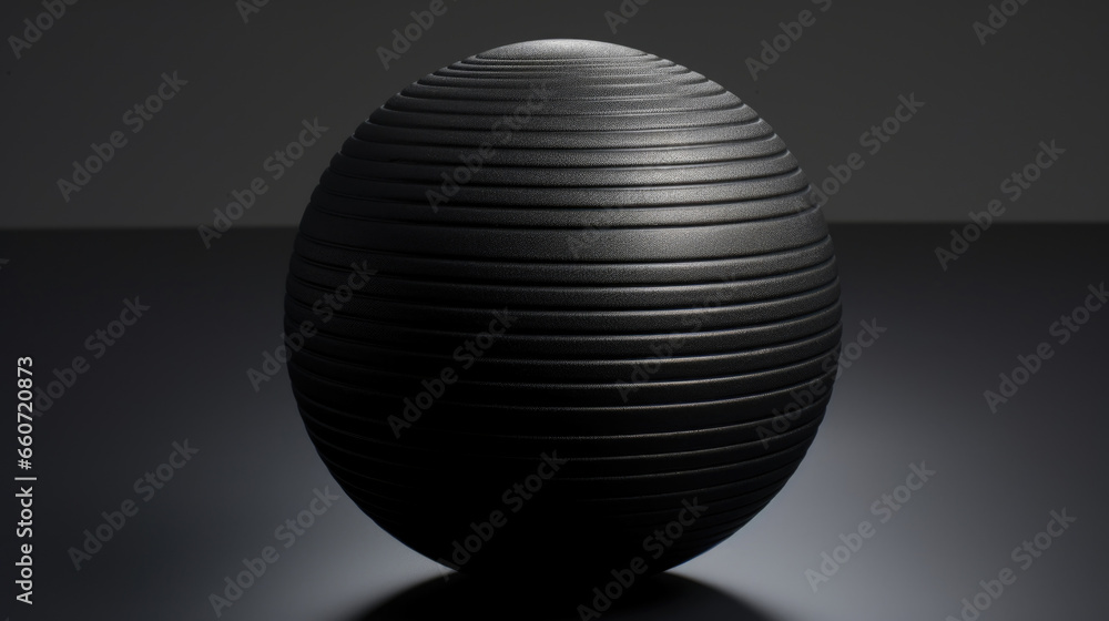 Poster texture of a grooved rubber exercise ball, featuring a surface pattern of small, shallow grooves for