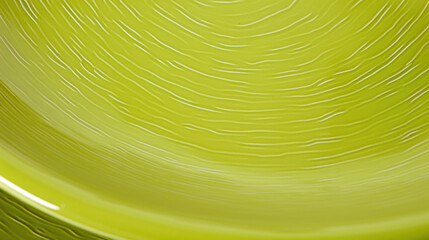 Texture of a vibrant lime green Cuenca ceramic with a glossy finish. The glaze appears smooth and shiny, creating a cheerful and eyecatching piece.