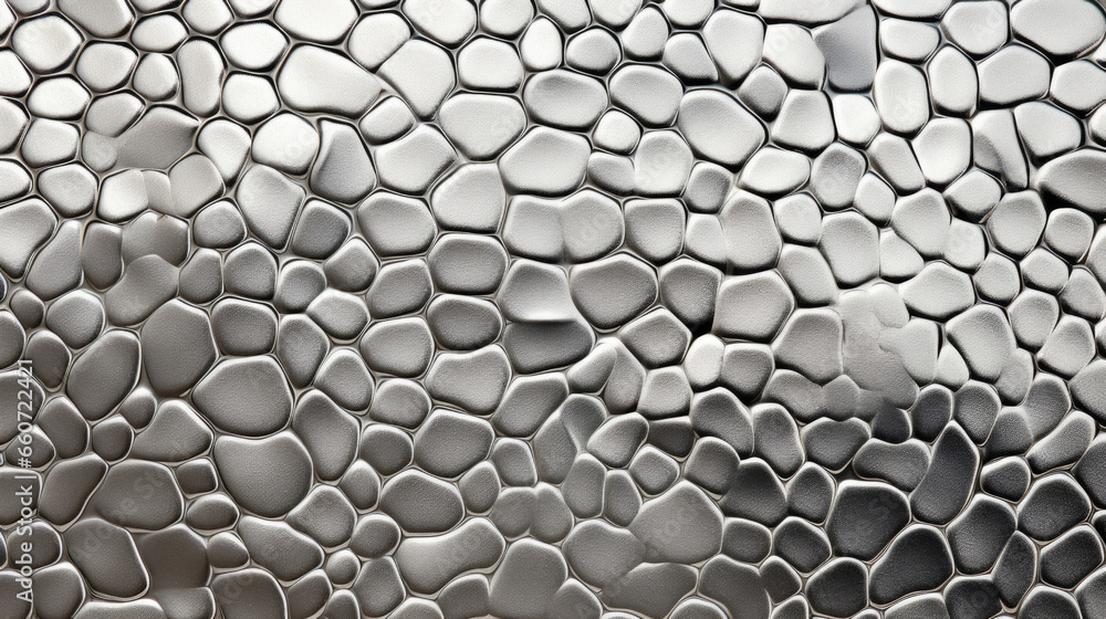 Poster closeup of pebbled chromium this texture consists of tiny bumps covering the surface of chromium, gi