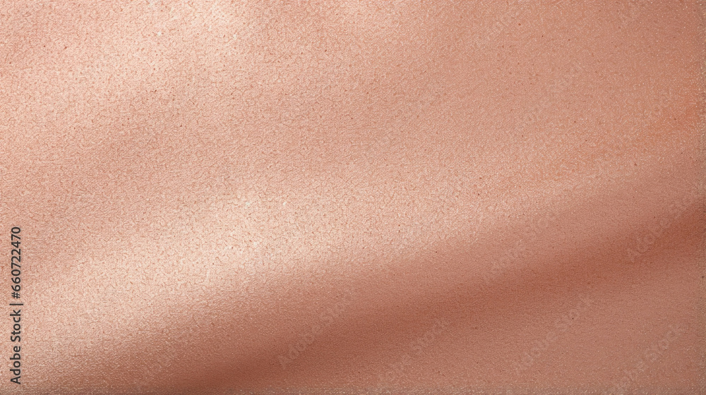 Aufkleber texture of a rose gold shimmer, with a glittery and sparkly appearance. the texture has a finely gra