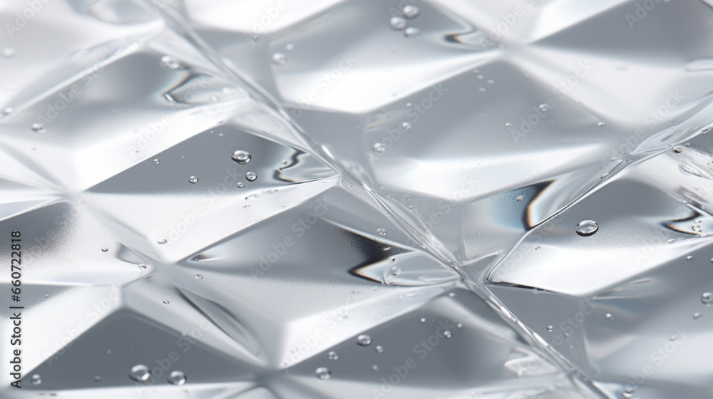 Aufkleber closeup of clear plastic with a diamondshaped embossed design. the texture has a raised relief and a