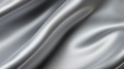 Obraz premium Closeup of Satin Pewter, showing its smooth and polished texture, resembling liquid metal with a cool and modern vibe.