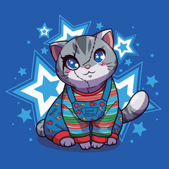 cute kitten in costumes spooky