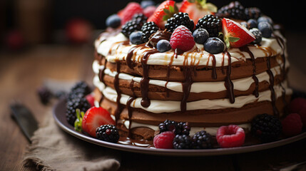 Chocolate Berry Cake
