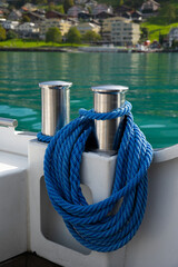 ropes on a boat
